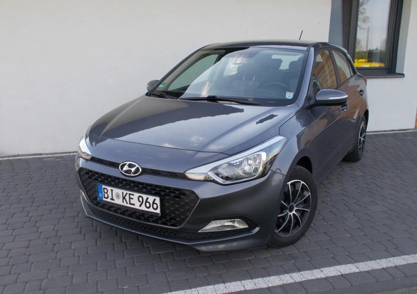Hyundai i20 cena 29500 przebieg: 137121, rok produkcji 2015 z Czersk małe 92